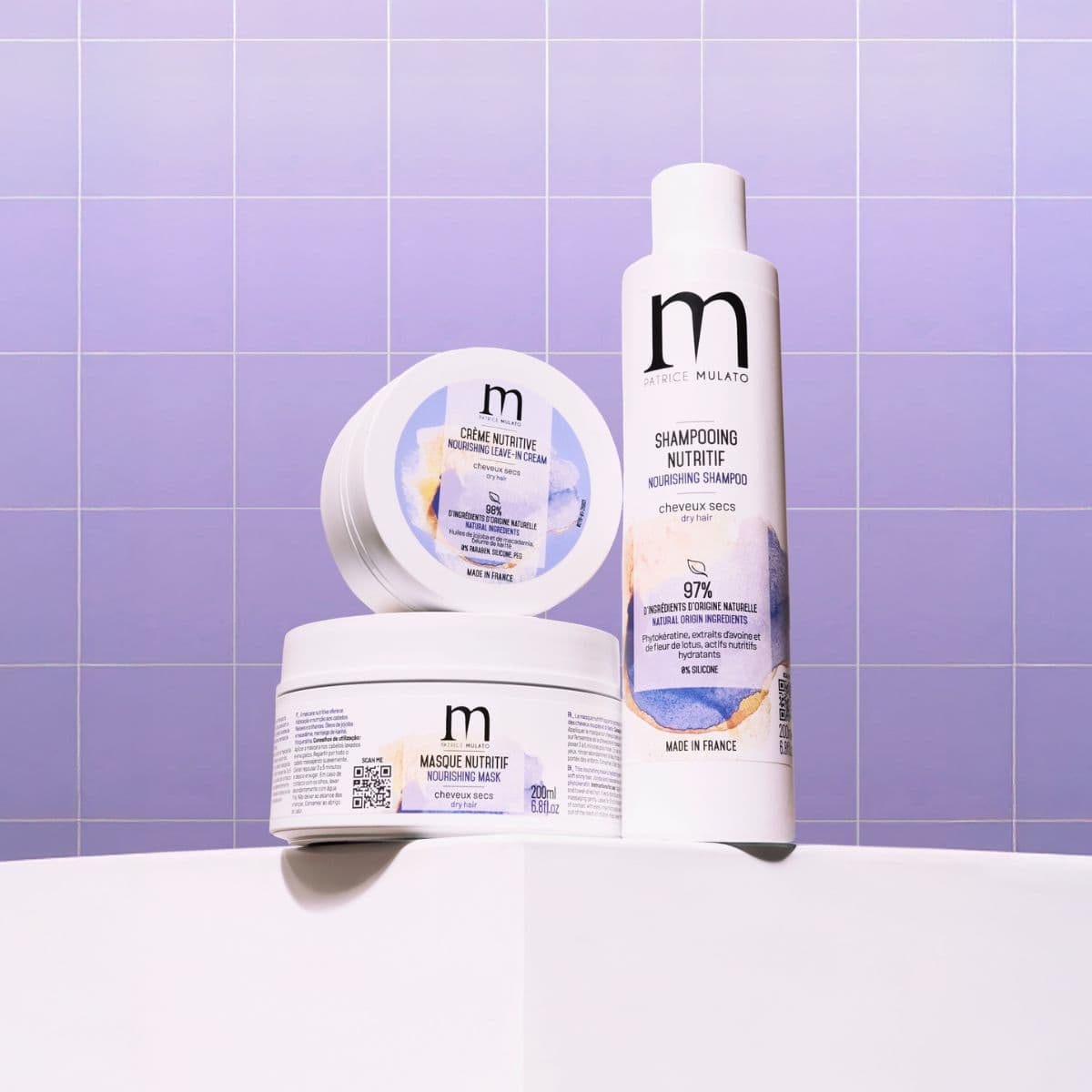 trio nutritif cheveux secs