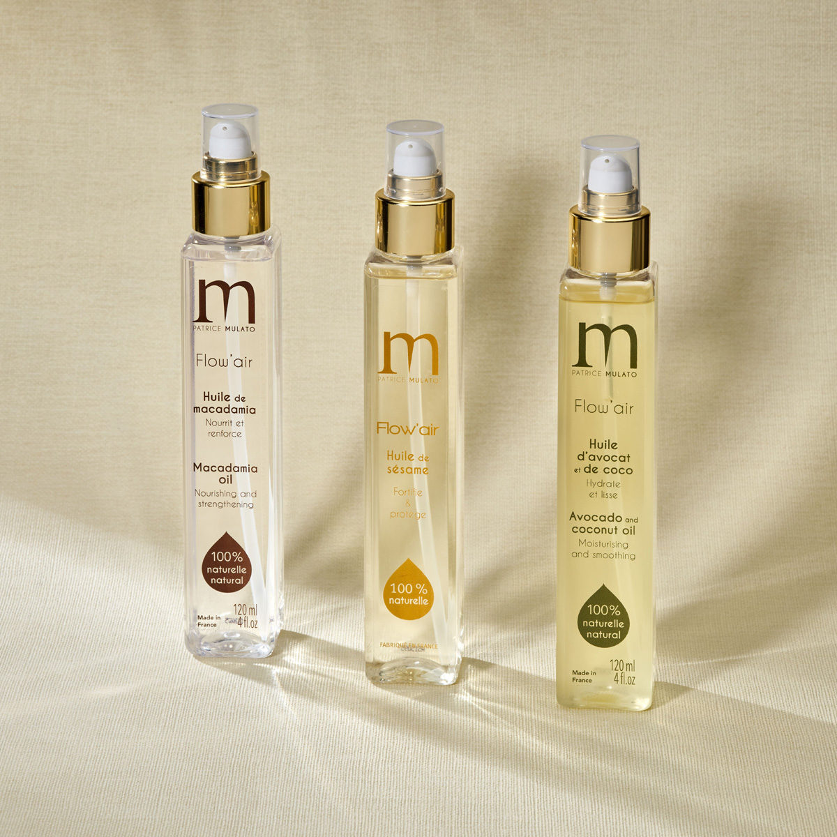 Gamme huile cheveux ambiance