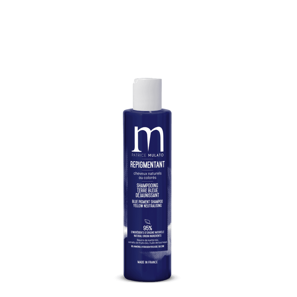 shampooing déjaunisseur terre bleue
