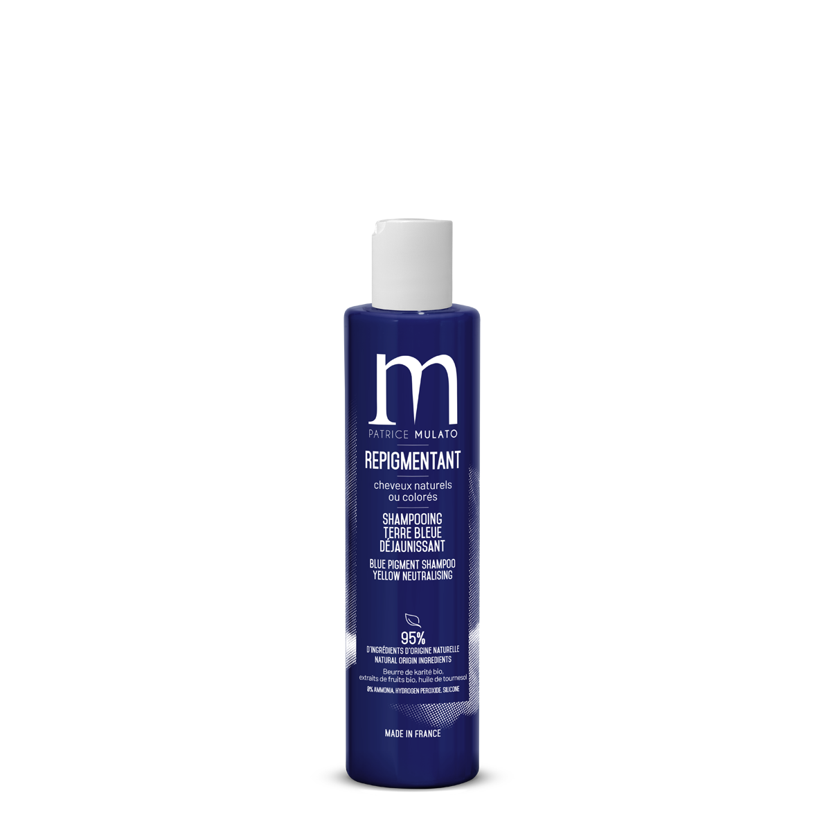 shampooing déjaunisseur terre bleue