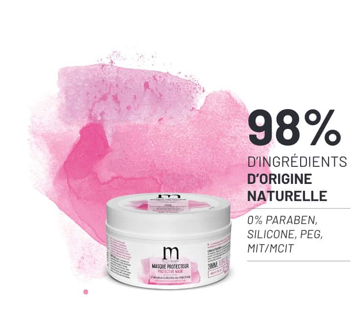 étape 2 masque cheveux colorés