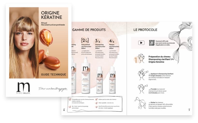 Guide technique Origine Keratine