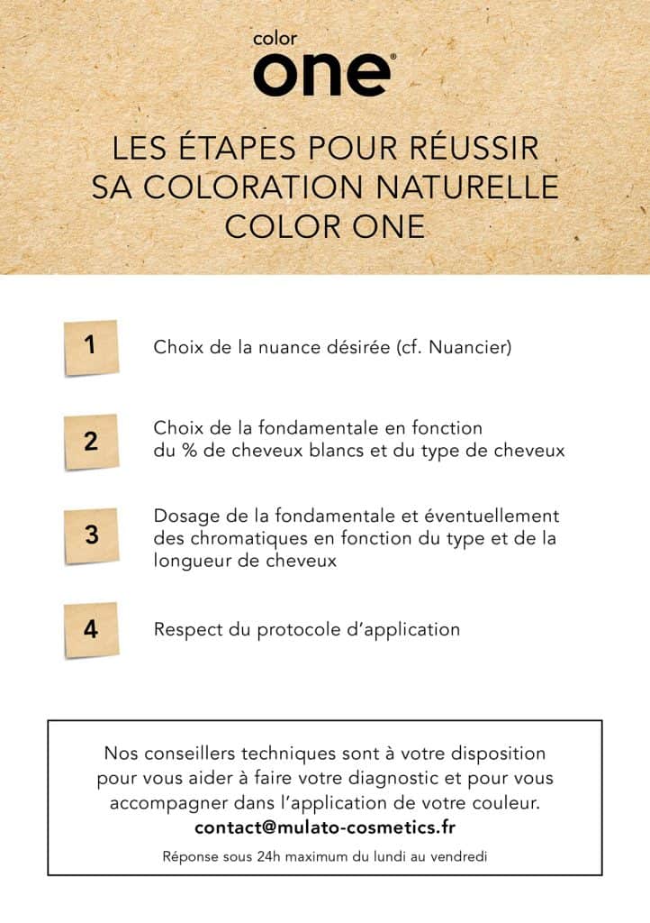Bien choisir sa coloration color one
