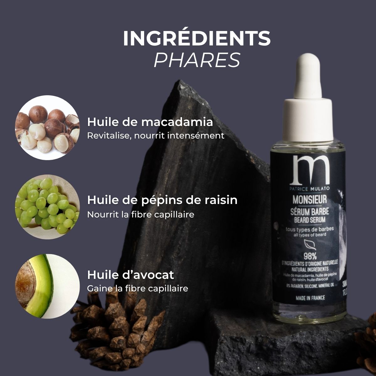 Sérum barbe - ingrédients