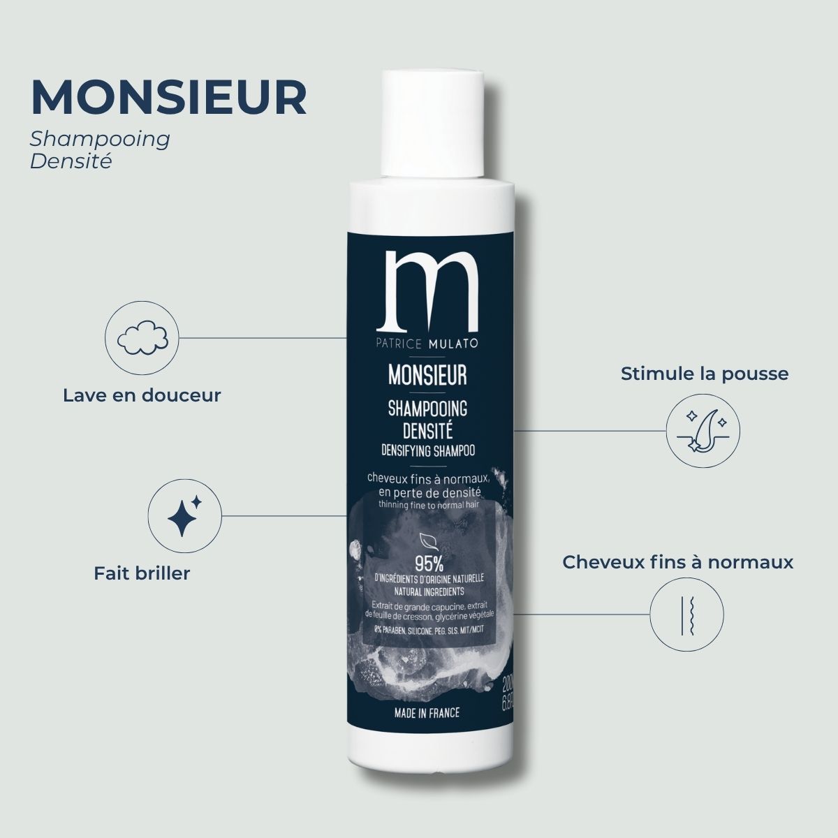 Shampooing densité - claims