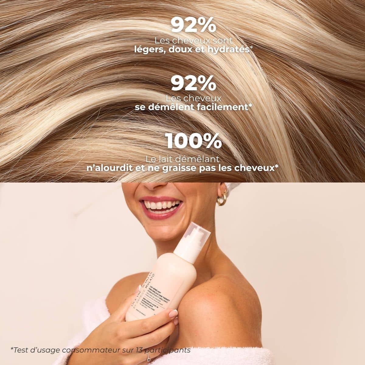 claims lait démêlant hair therapy