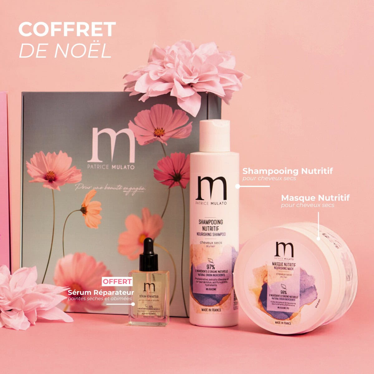 Gamme (1) coffrets de noël cheveux colorés et cheveux secscoffrets de noël cheveux colorés et cheveux secs